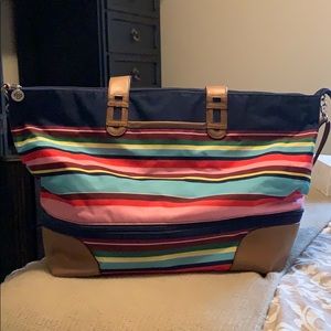 Stella and Dot expandable weekend bag